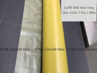 Màng lưới nhỏ màu vàng hàng có sẵn tại kho 0