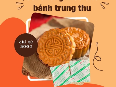 Cách sử dụng gói hút oxy cho bánh trung thu đúng cách 1