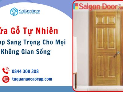 Cửa Gỗ Tự Nhiên   Vẻ Đẹp Sang Trọng Cho Mọi Không Gian Sống 2