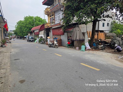 Bán đất kinh doanh 100m2 tiên dược sóc sơn - 3 ô tô tránh - giá 5x 0