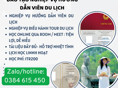 Tuyển sinh lớp học nghiệp vụ du lịch 0