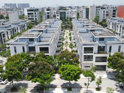 Bán biệt thự an quý villa, dương nội - 182m - mt 9m - vỉa hè ô tô tránh - giá 45 tỷ 2