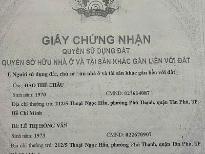 Chính chủ bán nhà cấp 4 giá 11, 5 tỷ p. bình hưng hòa, bình tân 1
