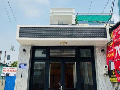 Bán Nhà Mặt Tiền Gần Chợ KCN Lê Minh Xuân 80m2 Giá 1 tỷ 400 0