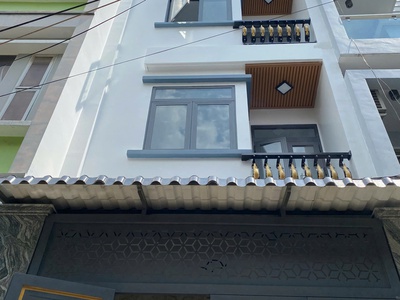 Bán nhà 4 tầng 58m  bình trị đông, giáp tân phú   hẻm xe hơi, sổ đẹp, giá 6.6 tỷ   vào ở ngay 0