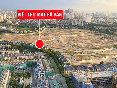 Bán biệt thự mặt hồ k7 ciputra   nhà còn thô. mặt tiền 12m. giá 167 tỷ 0