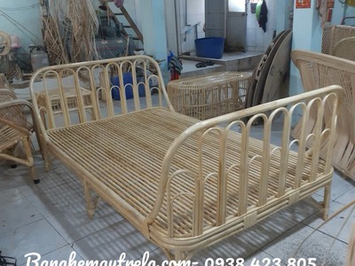 Giường mây tự nhiên cho bé 3