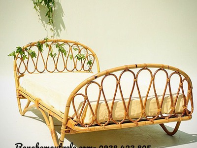 Giường mây tự nhiên cho bé 0
