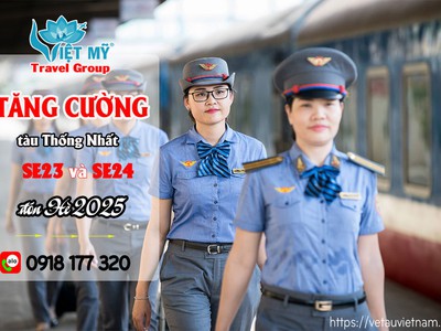 Đón hè thư thái cùng tàu Thống Nhất SE23, SE24 tuyến Hà Nội   TP.HCM 0