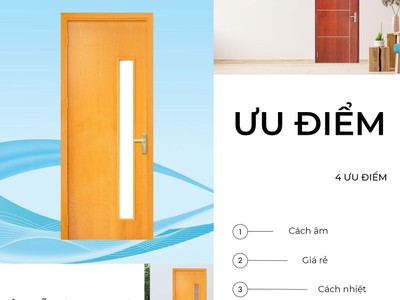 Cửa gỗ MDF Veneer 1