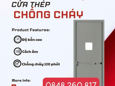 Cửa Thép Chống Cháy - SaiGonDoor 1