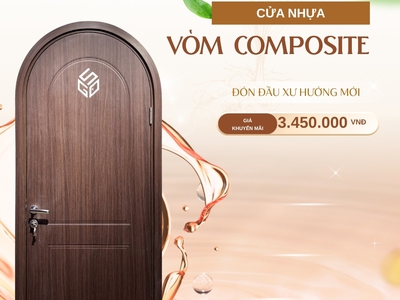 Cửa Vòm Composite - Bền Đẹp, Chống Mối Mọt, Chống Ẩm Hiệu Quả 0