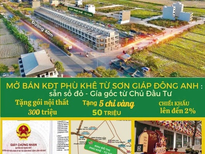 Bán 2 suất ngoại giao Shophouse KĐT Phù Khê, trục chính Nguyễn Văn Cừ, cách Vin Liên Hà vài bước c 2