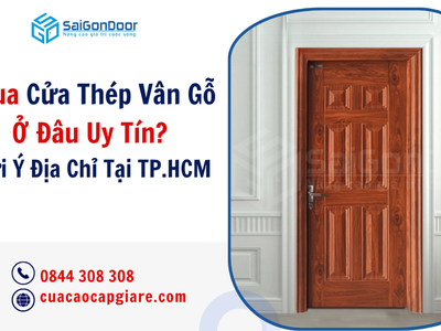 Mua Cửa Thép Vân Gỗ Ở Đâu Uy Tín  Gợi Ý Địa Chỉ Tại TP.HCM 0