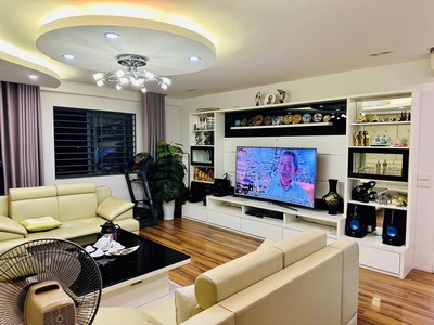 Bán căn hộ chung cư sổ đỏ hud3 linh đàm, hoàng mai, 140m2, 4 ngủ giá rẻ 2