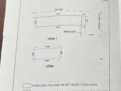 Bán nhà 2 măt tiền vườn lài - gần văn cao - phú thọ hòa, 4x20m, 2 tầng, 3pn, 12,6 tỷ 3