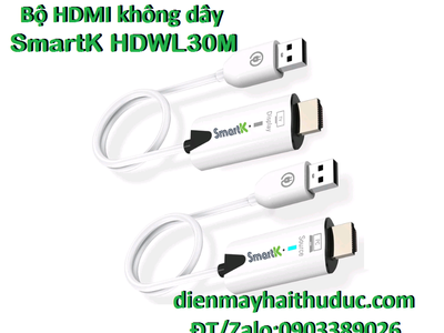 Bộ HDMI SmartK HDWL30M thu phát không dây xa đến 30m 0