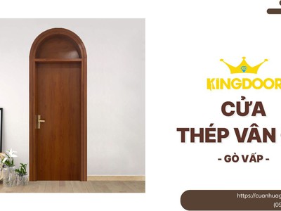 Cửa Thép Vân Gỗ Tại Gò Vấp   Đẹp Như Gỗ, Giá Rẻ Hơn 0