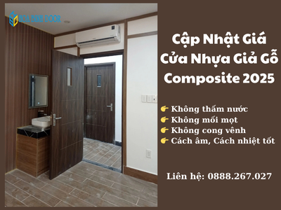 Cập Nhật Giá Cửa Nhựa Giả Gỗ Composite 2025 0