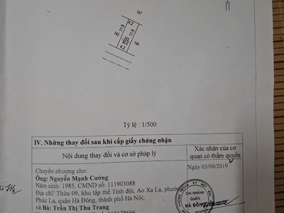 Chính chủ cần bán nhanh lô đất 50m  khu dịch vụ xa la   hà đông 2