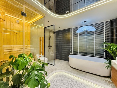 Bán nhà đẹp như resort giữa lòng gò vấp   gần cityland   7tỷ9   tặng full nt 2