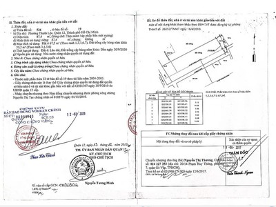 44. thạnh lộc 12 - 25 tỷ sale 5,1 tỷ còn 19,9 tỷ- khu đất 1000m2  ngay trung tâm phường thạnh lộc 1