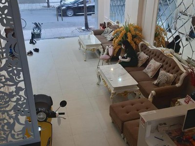 Cho thuê nhà ngõ 10 Nguyễn Văn Huyên.DT 70m2 x 6 tầng thông sàn, Thang Máy, Đường 12m 9