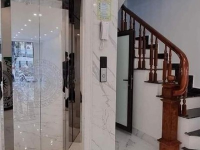 Nhà mặt đường thanh đàm 51m x6t, thang máy, kinh doanh đỉnh. giá 17.4 tỷ 2