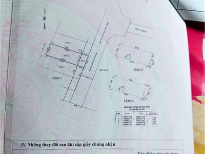 Bán nhà trệt   2 lầu, 4pn   4x13m    hxh phạm văn chiêu, gần chợ thạch đà, nhỉnh 5 tỷ 3