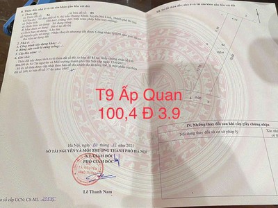 100m ấp quan tt quang minh gần bìa làng,giá 3x đầu tư,mt 5,2m giá đầu tư 0