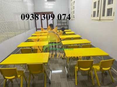 Bàn xếp mầm non, bàn nhựa mầm non, ghế nhựa mầm non 0