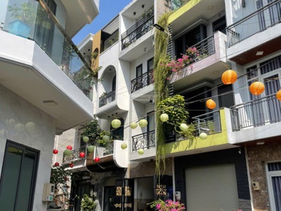 Tân phú - khu compound an ninh, yên tĩnh, căn góc 2 mặt tiền, ô tô đậu ngày đêm, hẻm nhựa thông 2