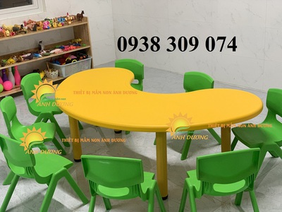 Bàn xếp mầm non, bàn nhựa mầm non, ghế nhựa mầm non 7