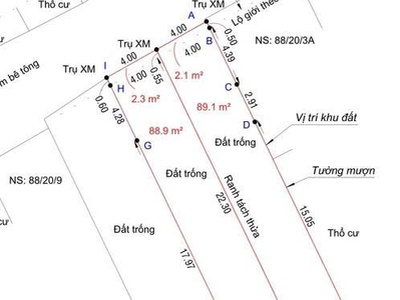 Đất thạnh lộc 40   ngay trường trần cao vân, q12   89m  full thổ 3