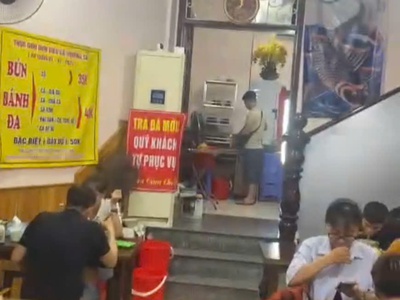 Sang nhượng quán ăn phố đội cấn   vị trí đắc địa, kinh doanh sầm uất ngày đêm 1