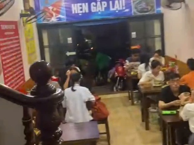 Sang nhượng quán ăn phố đội cấn   vị trí đắc địa, kinh doanh sầm uất ngày đêm 2