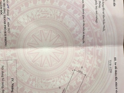 Bán đất 97,7m2 đông nam đấu giá kiến thiết, sở dầu, hồng bàng 0