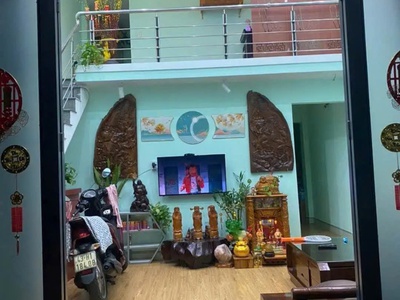 ♪ nhà kiệt 2.5m gần mt cmt8 ông ích đường, 56m2, mê lửng, nhỉnh 2 tỷ 0