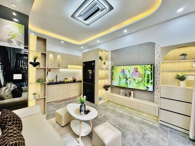 Bán nhà mới - nơ trang long - bình thạnh - tặng full nội thất - 2pn lớn - hoàn công đủ - gấp bán 2