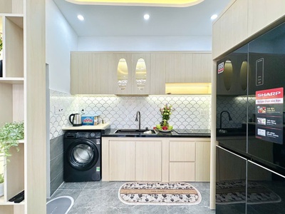 Bán nhà mới - nơ trang long - bình thạnh - tặng full nội thất - 2pn lớn - hoàn công đủ - gấp bán 3