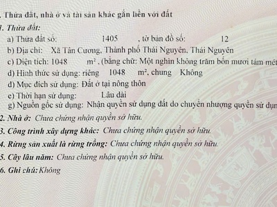 Cần bán nhà vườn  biệt thự  tại tân cương   thái nguyên 3