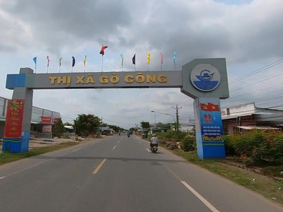 Cổng chào TP Gò Công gần kề   shr, 100m , giá 850 triệu, đất mặt tiền giá tốt 1
