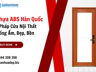 Cửa Nhựa ABS Hàn Quốc   Giải Pháp Cửa Nội Thất Chống Ẩm, Đẹp, Bền 0