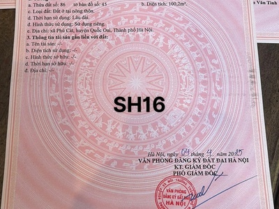 Hot     sở hữu ngay lô đất đẹp - giá tốt - vị trí đắc địa tại phú cát, quốc oai, tphn 4