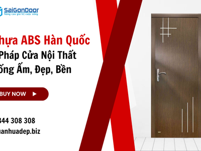 Cửa Nhựa ABS Hàn Quốc   Giải Pháp Cửa Nội Thất Chống Ẩm, Đẹp, Bền 4