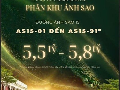 Bán liền kề phân khu ánh sao   vinhomes dương kinh, hải phòng . diện tích 63m2, giá chỉ từ 5,5 tỷ 0