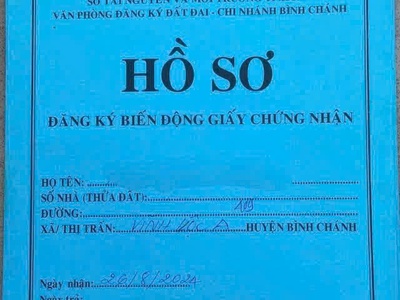Bán đất mặt tiền vĩnh lộc a, bình chánh   giá tốt đầu tư 0