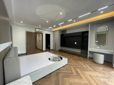 Siêu phẩm đàm quang trung 100m2 7t, mặt tiền 6m, kinh doanh, gara 4 ô tô, full nội thất 2x tỷ 3