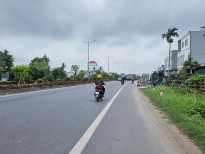 Bán lô đất 570m2 ngang 18m mặt đường bùi viện, đặng cương, an dương 1