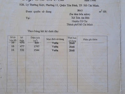 Bán đất 1,1ha tỉnh lộ 8 tân an hội, củ chi 4
